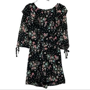 Justice Floral Romper Size 8